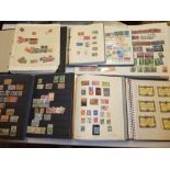 Seven albums/stock books containing a selection of mixed World stamps