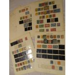 A selection of printed album pages of Canada stamps,