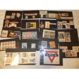 A collection of USA Cinderella poster issue stamps,