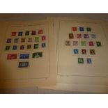 A selection of album pages containing mint and used GB EIIR stamps 1952-1970 including