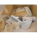 A large selection of various World postal covers and envelopes