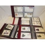 A collection of GB and World first day covers contained in five folder albums