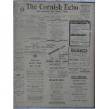 A bound volume of The Cornish Echo with Falmouth & Penryn Times January 7th 1944 - December 29th