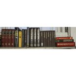 Twenty-two Folio Society volumes including Myths of the Near East, Folio Golden Treasury and others,