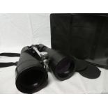 A pair of Visionary 20x80 binoculars with case
