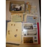 A selection of World postal history including France and Norway together with a folder of French