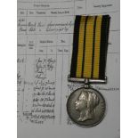 An Ashantee medal 1873-1874 awarded to W Pollard Boy 1Cl.