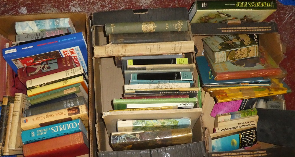 Various volumes including modern first editions, children's, sports, arts,