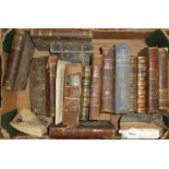A selection of various leather bound volumes including Galloway (E) - History and Progress of the