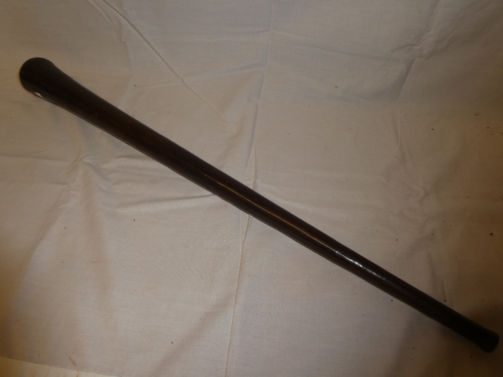 An African hardwood tapered fighting club 26" long