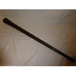 An African hardwood tapered fighting club 26" long