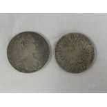 Two Austrian Maria Theresia 1780 silver talers