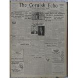 A bound volume of The Cornish Echo with Falmouth & Penryn Times January 7th 1949 - December 30th