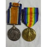 A First War pair of medals awarded to No.26895 Cpl.F. Shrimpton R.A.F.