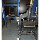 A large Victorian book blocking press by Mackay of Bristol,