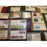 Six albums of GB First Day covers including 1976-78 Official Wildlife Covers with certificates
