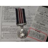 A First War Military medal awarded to No.260819 Sjt. G.G. Hard 340/Rd.Const.Coy. R.E.
