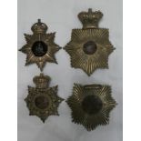 An early to mid-19th Century Officers gilt part helmet plate,