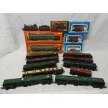 A selection of OO gauge Railway items including Tri-ang Lord of the Isles locomotive and tender;