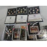 Three United Kingdom proof coin collections including 1984,
