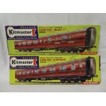 Two Kitmaster OO gauge scale kits including corridor composite and brake coaches