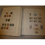 Two folder albums containing a comprehensive collection of France stamps 1849 onwards including
