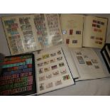 A collection of GB stamps contained in six albums/stock books