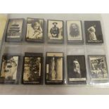 A collection of 90 various Victorian Ogden's Guinea Gold cigarette cards including famous females,