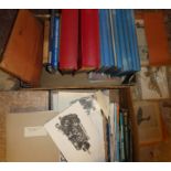 Two folders of Modern Pilots Notes, various bound volumes of the Aeroplane Spotter,