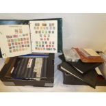 Various albums of GB and World stamps together with loose stamps,