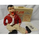 A Jolly Jim ventriloquist doll in original box