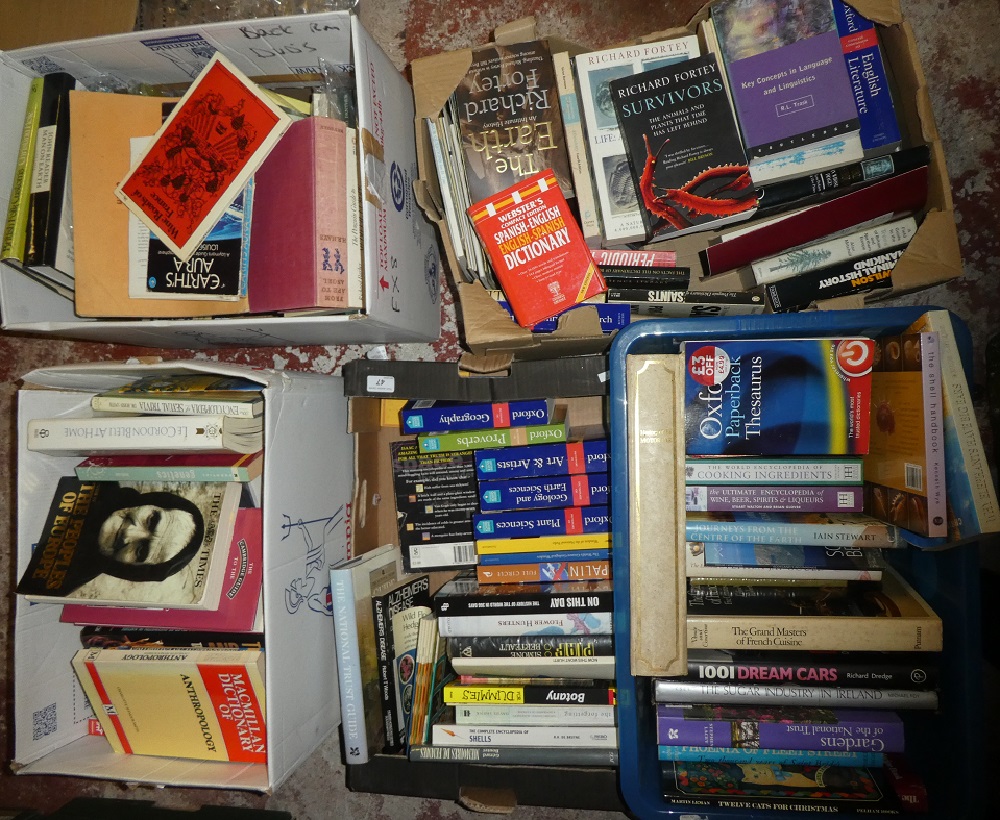 Numerous boxes of various volumes