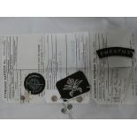 Three sealed pattern RAF cloth badges with original tags including RAF Physical Training Instructor,