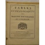Tables Genealogiques Des Maisons Souveraines De L'Europe,