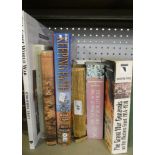 A small selection of First War volumes including 1st Bedfordshires - Arras to the Armistice,