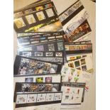 Forty-five GB stamp presentation packs 1982-2009