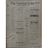 A bound volume of The Cornish Echo with Falmouth & Penryn Times January 3rd 1941 - December 26th