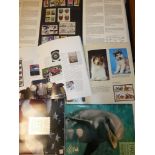 A selection of USA stamp year books including 1992 and 1993 together with a 1987 Wildlife