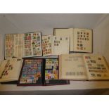 Ten albums/stock books containing a selection of mixed World stamps