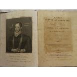 Carew's Survey of Cornwall, 1 vol London 1811,