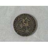 A George III 1819 silver crown