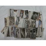 A large selection of black & white and coloured postcards - Cornwall including Falmouth, Newquay,