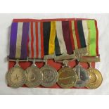 A group of six Pakistan medals including 20 year service medal, Jamhuriat medal,