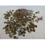 A large selection of mixed GB and Foreign coins