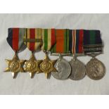 A group of six medals awarded to No. S/22229167 Pte. J. Blakeman R.A.S.C.