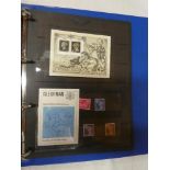 A folder album of GB first day covers, stamps, mini sheets, sets,