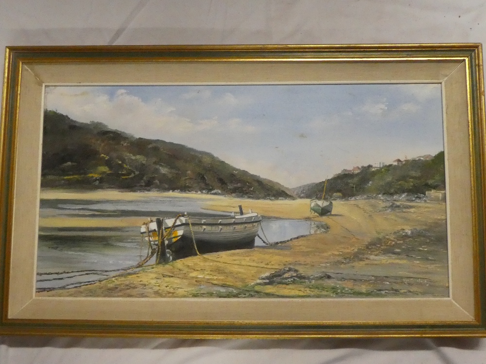 Wyn Appleford - oil on canvas The Gannel Estuary, signed,