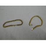 A 9ct gold multi-link bracelet,