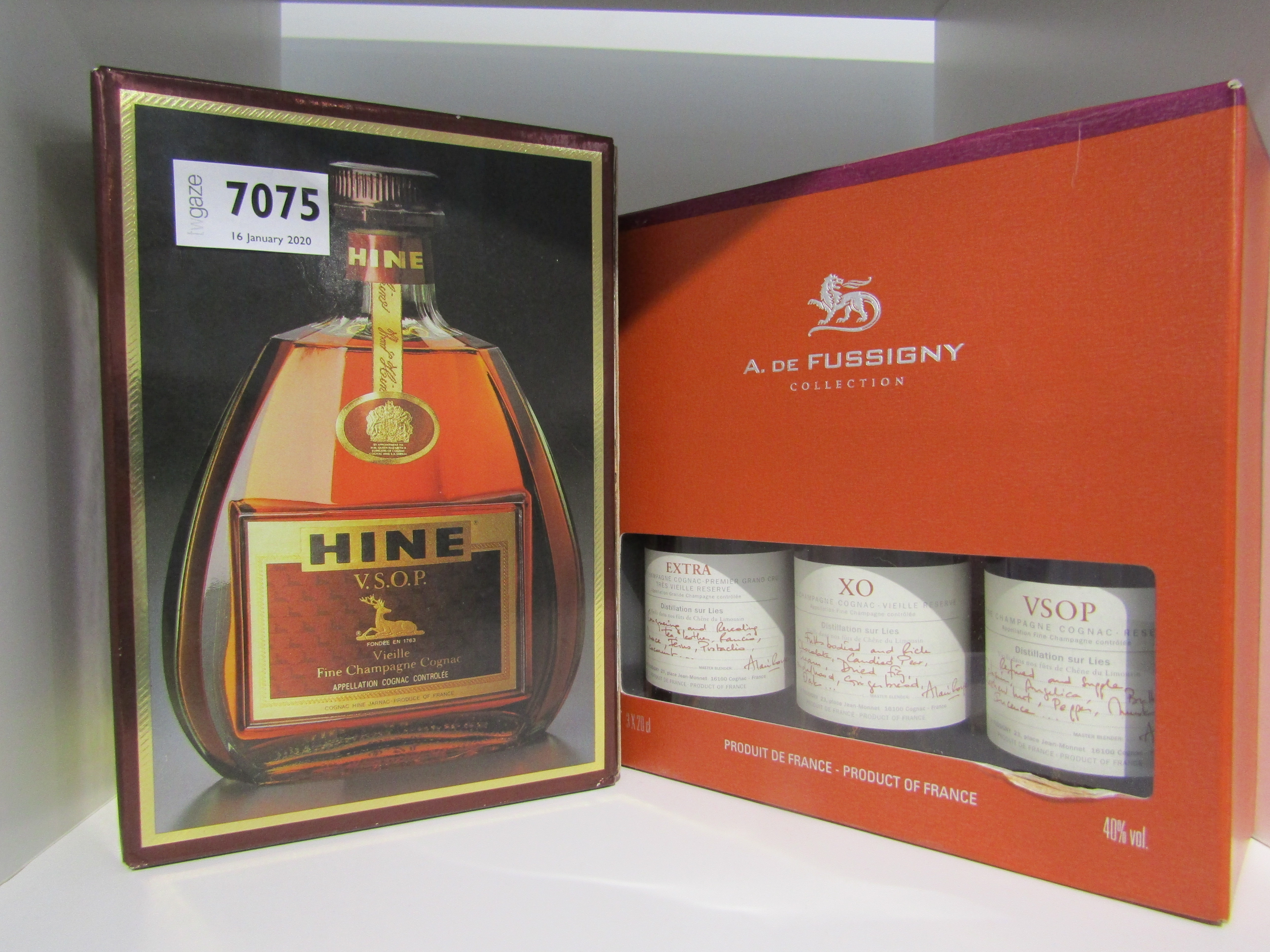 Hines Fine Champagne Cognac, 70cl boxed and A. - Image 2 of 2