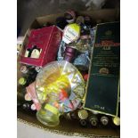A large quantity of miniature wines and liqueurs etc